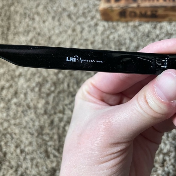 LRI Forever Sun black and gold oversized sunglasses - Picture 6 of 6